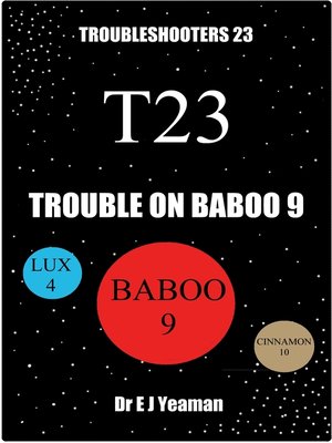 cover image of Trouble on Baboo 9 (Troubleshooters 23)